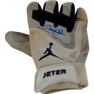 Derek Jeter Game Used White Batting Glove