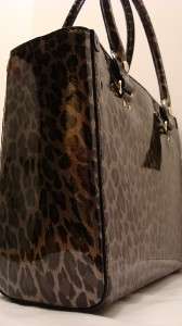   Kate Spade Wellesley Quinn Animal Patent Leather Handbag Tote NWT $375