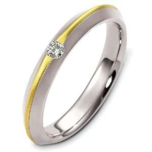  4mm modern diamond wedding band ring (0.08cts diamonds 