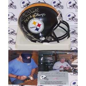   Helmet W/ 4X SB CHAMPS   Autographed NFL Mini Helmets 