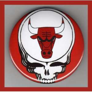    Chicago Bulls Grateful Dead 2.25 Inch Magnet 