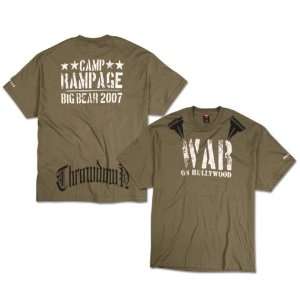  Throwdown Rampage Signature Olive T Shirt (SizeL) Sports 