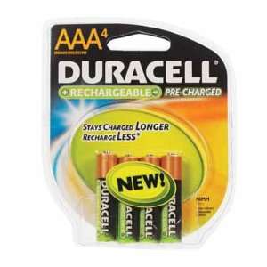  2 each Duracell Rechargeable Precharged Batteries 