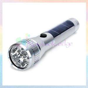 Best Super Bright 10 LED Solar Powered Flashlight Torch  