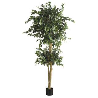 6FT Double Ball Silk Artificial FICUS Topiary Tree   