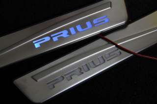   ILLUMINATED Stainless door sill scuff plate FOR TOYOTA PRIUS 2010 2011