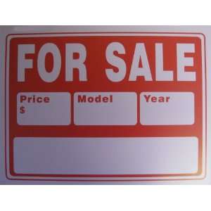  Car For Sale Sign 12x16