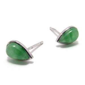  Beautiful Jade inlaid Earrings for Womans 925 Sterling 