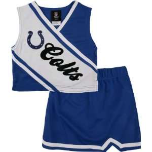  Indianapolis Colts Toddler 2 Piece Cheerleader Set Sports 