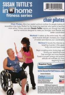 SUSAN TUTTLE IN HOME FITNESS CHAIR PILATES EXERCISE DVD  