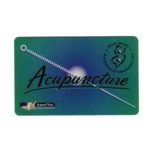  Collectible Phone Card New Jersey Acupuncture Association 