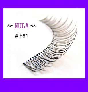 10 pairs ♥ NULA INVISIBLE BAND False Eyelash lash # F81  