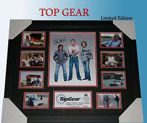 TOP GEAR TV SHOW SIGNED MEMORABILIA LIMITED EDITION 500  