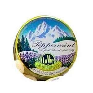 La Vie, Peppermint Tins, 5   2 Ounce Grocery & Gourmet Food