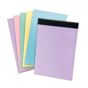 Ampad 20 727 Embassy Writing Tablets, 6X9 Assorted Pastel Colors ( 24 