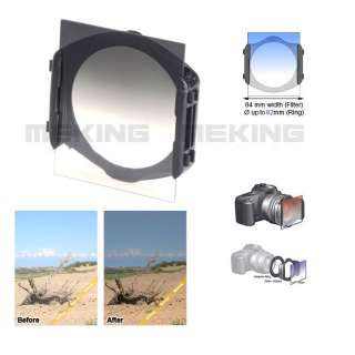 Selens Square Filter Kit 10 in 1 Holder+Gradual Grey/ND4/ND8 for Cokin 