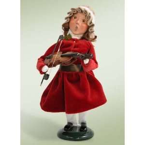  Byers Choice Victorian Family Girl With An Instrument 