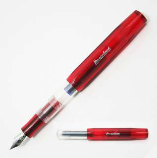 Kaweco Ice Sport Fountain Pen, Translucent Red, M Nib  