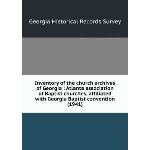  Inventory of the church archives of Georgia  Fairburn 