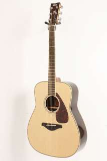 Yamaha FG730S Solid Top Acoustic Guitar Natural 886830339158  