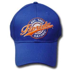  NCAA TWILL UF FLORIDA GATORS CAP HAT BLUE EST 1853 ADJ 