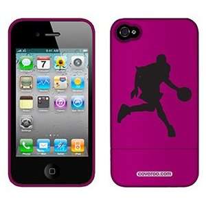  Dribbling Basketball Player on Verizon iPhone 4 Case by 