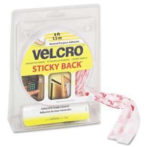  New Sticky Back Hook & Loop Fastener Tape w/Dispenser Case 