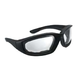  Padded Night Motorcycle Riding Glasses Clear Lenses 