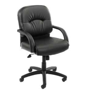  Boss Mid Back Caressoft Chair in Black