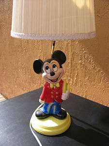 Mickey Mouse Disney Table Lamp 1992  