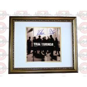  TRIK TURNER Autographed Signed FRAMED LP Album Flat 