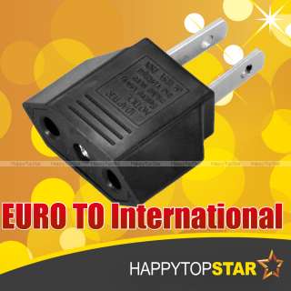   Power Socket Plug Adapter Converter for EURO/EU to USA/US  