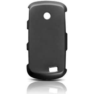 com Samsung A817 Solstice 2 Rubberized Shield Hard Case   Black (Free 