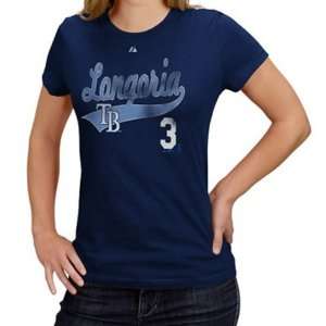   Tampa Bay Rays WOMENS Navy Lead Role Player T Shirt
