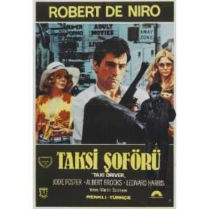  Taxi Driver Poster Turkish 27x40 Robert De Niro Jodie Foster 