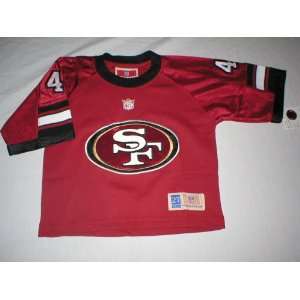  San Francisco 49ers Embroidered Toddler Football Jersey 