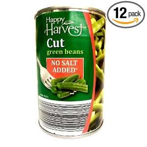Happy Harvest Cut Green Beans, 14.5 Ounce (Pack of 12)