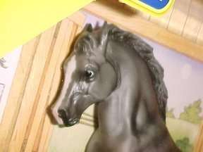Breyer Classic Dapple Grey Mustang #613 Rearing Horse NIB  
