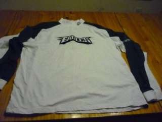 Philadelphia Eagles long sleeve mock turtleneck shirt size XXL 2XL 