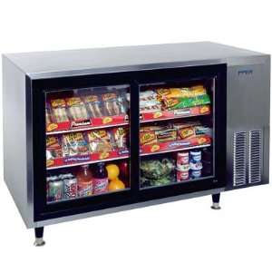  48 Wide Refrigerated Display Case   Double Pane Sliding Glass 