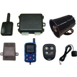   Car Alarm Security System With Knock Sensor And Backup Battery Siren