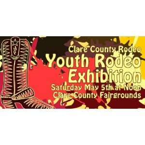    3x6 Vinyl Banner   Youth Rodeo Competition 