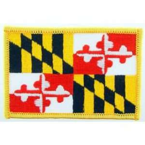  Maryland State Flag Patch 2 1/2 x 3 1/2 Patio, Lawn 
