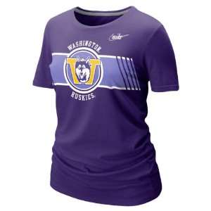  Washington Huskies Womens Nike Vault Purple Retro T Shirt 