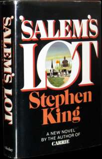 STEPHEN KING   Salems Lot   SIGNED 1ST ED  