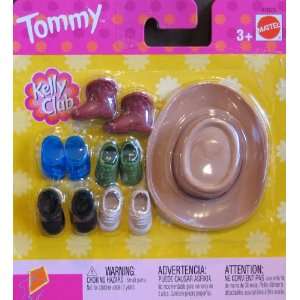  Barbie Kelly Club TOMMY DOLL Shoes, Boots & Cowboy Hat 