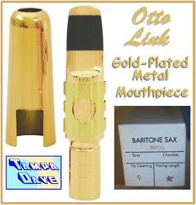 Otto Link Bari Sax 9* metal mouthpiece Super ToneMaster  