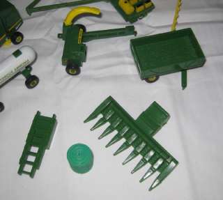   OF 17 ERTL JOHN DEERE FARM VEHICLES AND IMPLEMENTS 1/64 SCALE  