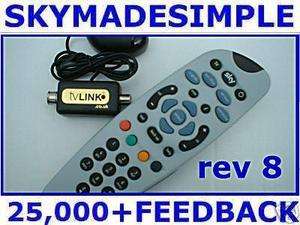 NEW BLACK SKY REMOTE CONTROL AND TV LINK MAGIC EYE  