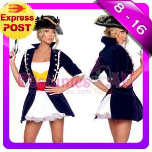  Pirate Costume Swashbuckler Halloween Fancy Dress Up Hat  